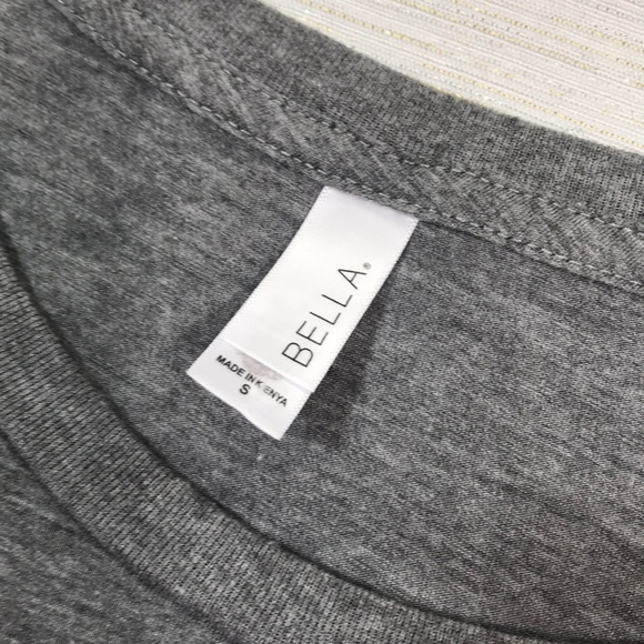 S BELLA HEATHER GREY TSHIRT - Picture 4 of 4